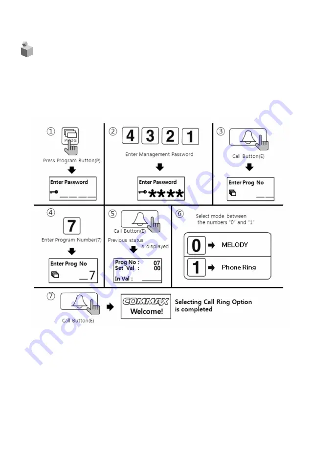 Commax DRC-701LC/RF1 Скачать руководство пользователя страница 31