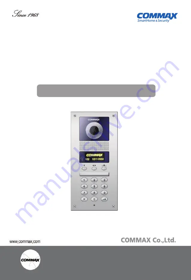 Commax DRC-GUM/RF1 User Manual Download Page 1