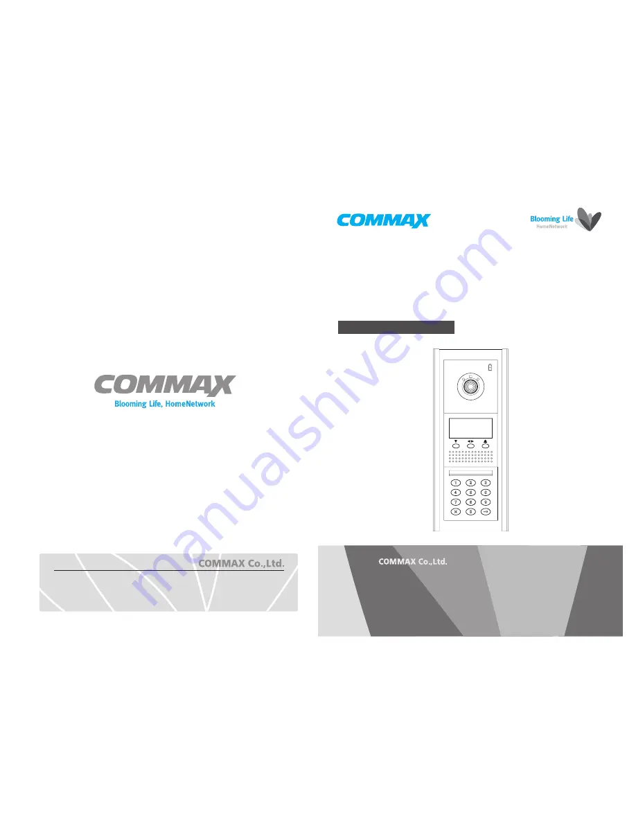 Commax DRC-MSB Скачать руководство пользователя страница 1