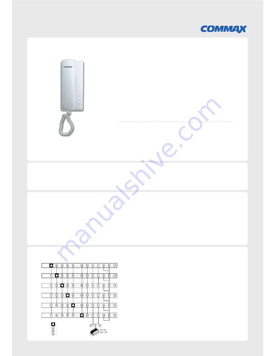 Commax TP–nKP Installation Manual Download Page 1