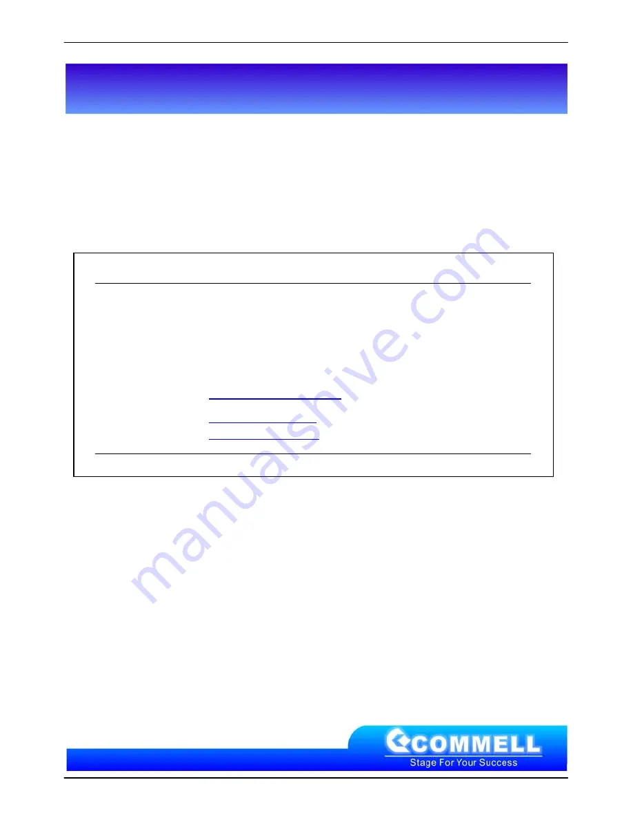 Commell SD-02416 User Manual Download Page 18