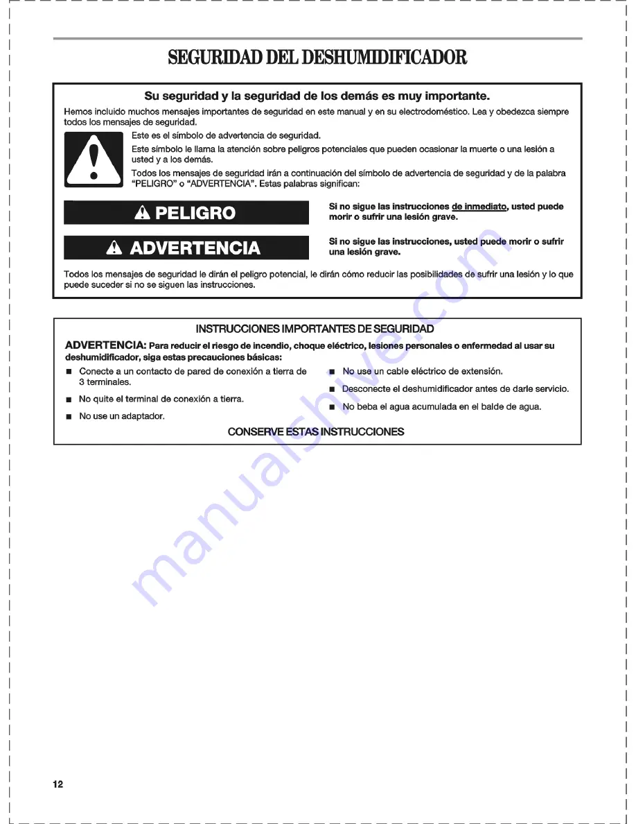 commercial cool CJ30M Use & Care Manual Download Page 12