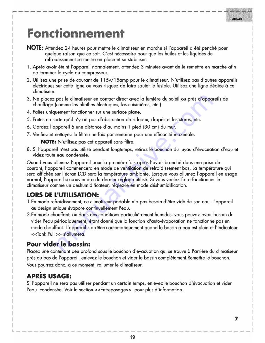 commercial cool CPN 10XCJ-BE User Manual Download Page 19