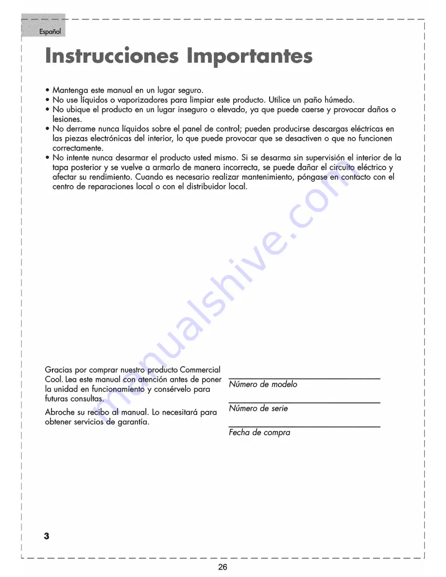 commercial cool CPN 10XCJ-BE User Manual Download Page 26