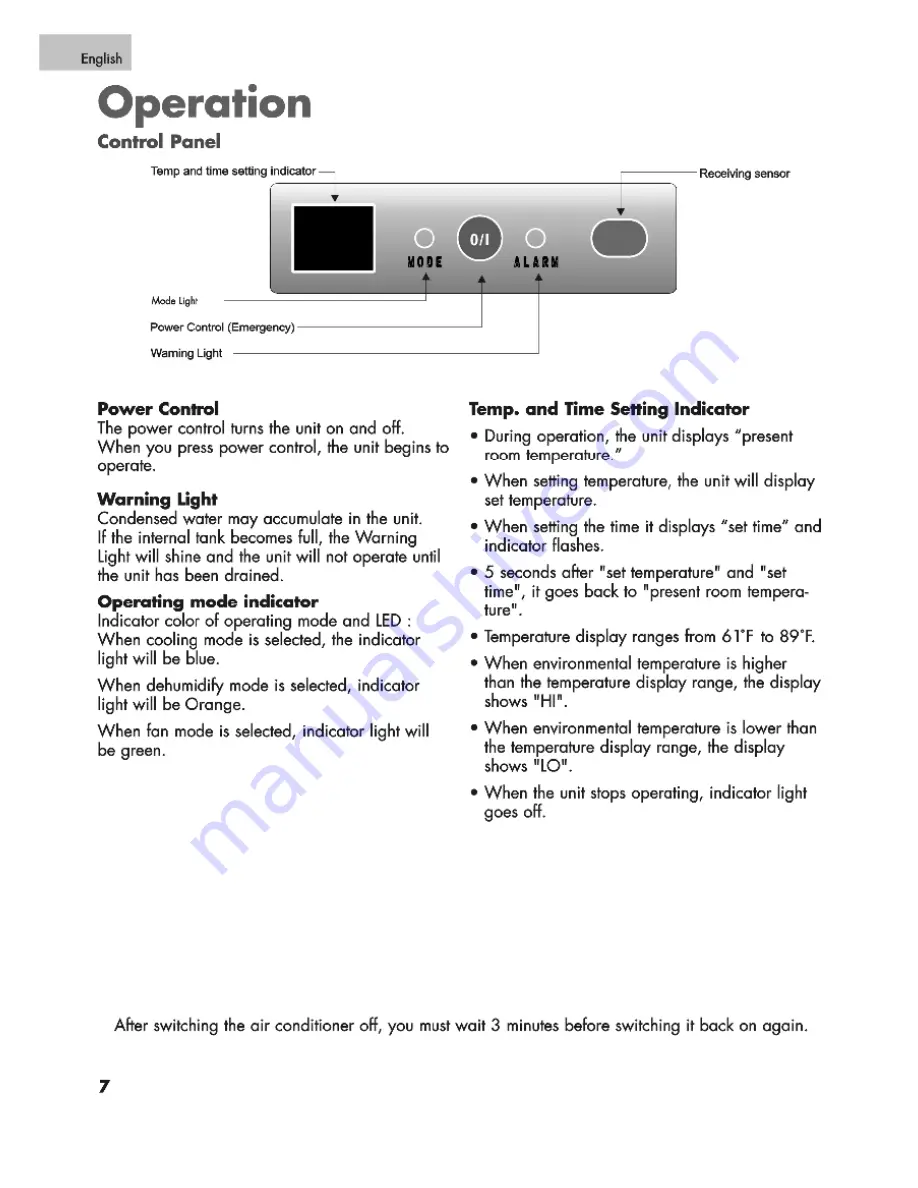 commercial cool CPR07XC9-LW User Manual Download Page 8