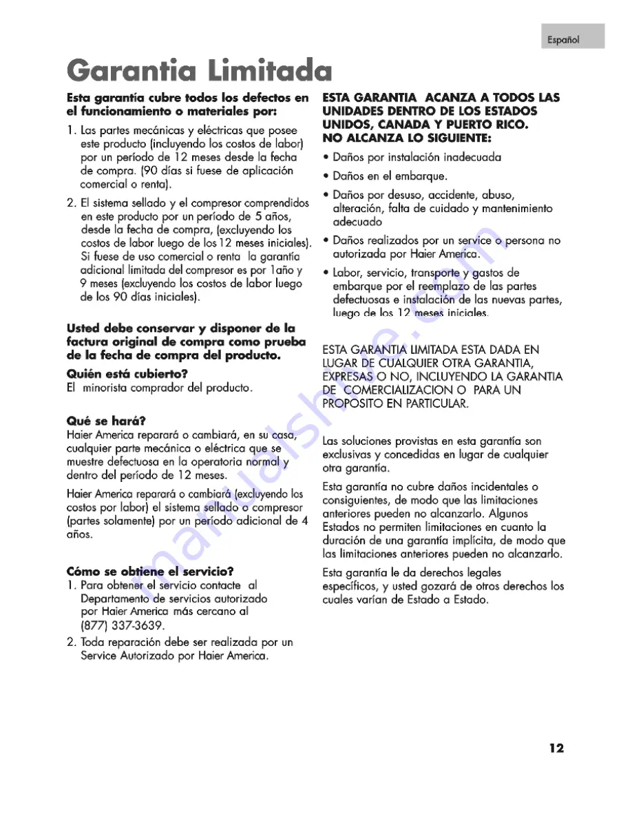 commercial cool CPR07XC9-LW User Manual Download Page 35