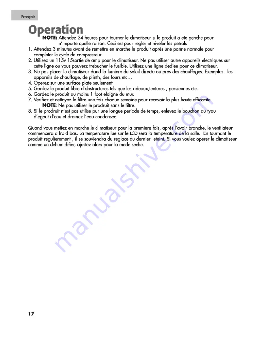 commercial cool CPR09XC7 User Manual Download Page 18