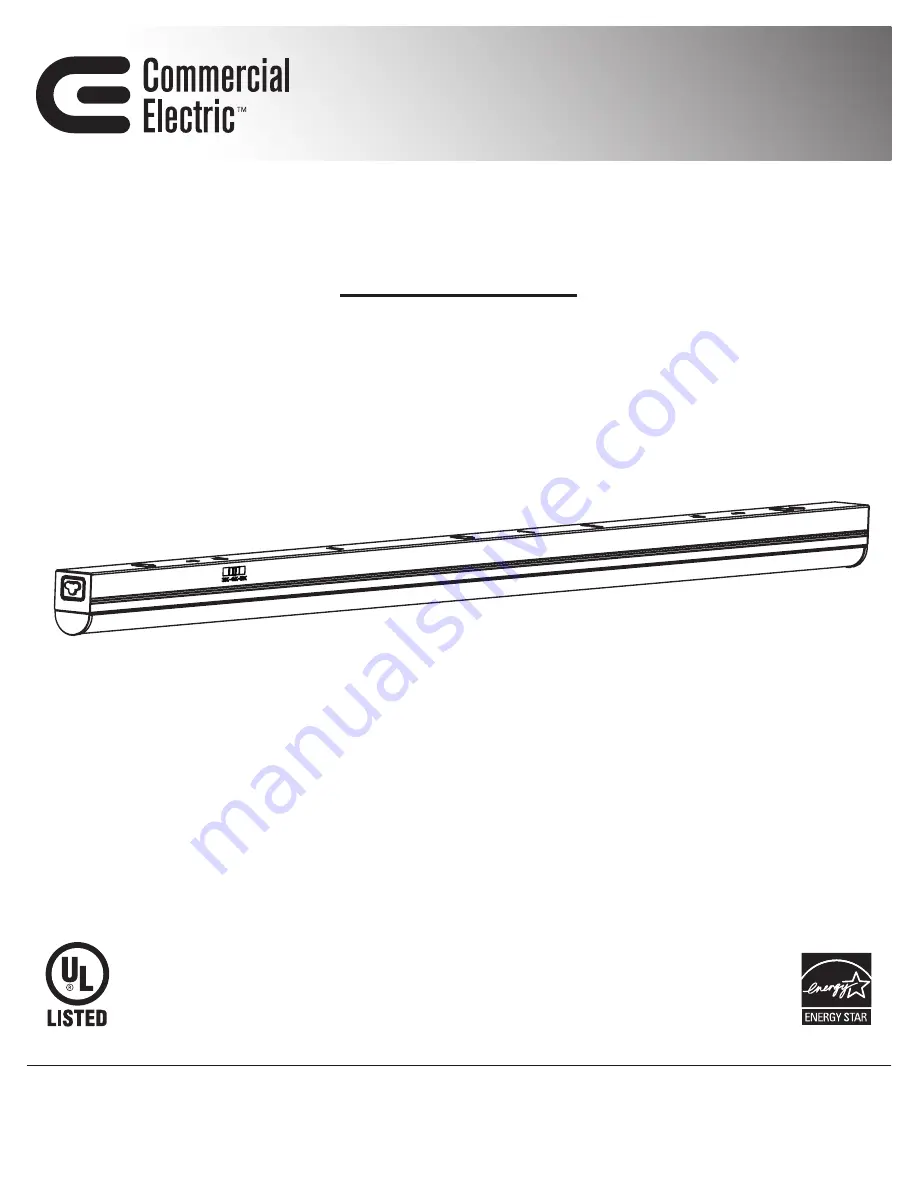 Commercial Electric 1004060729 Скачать руководство пользователя страница 1