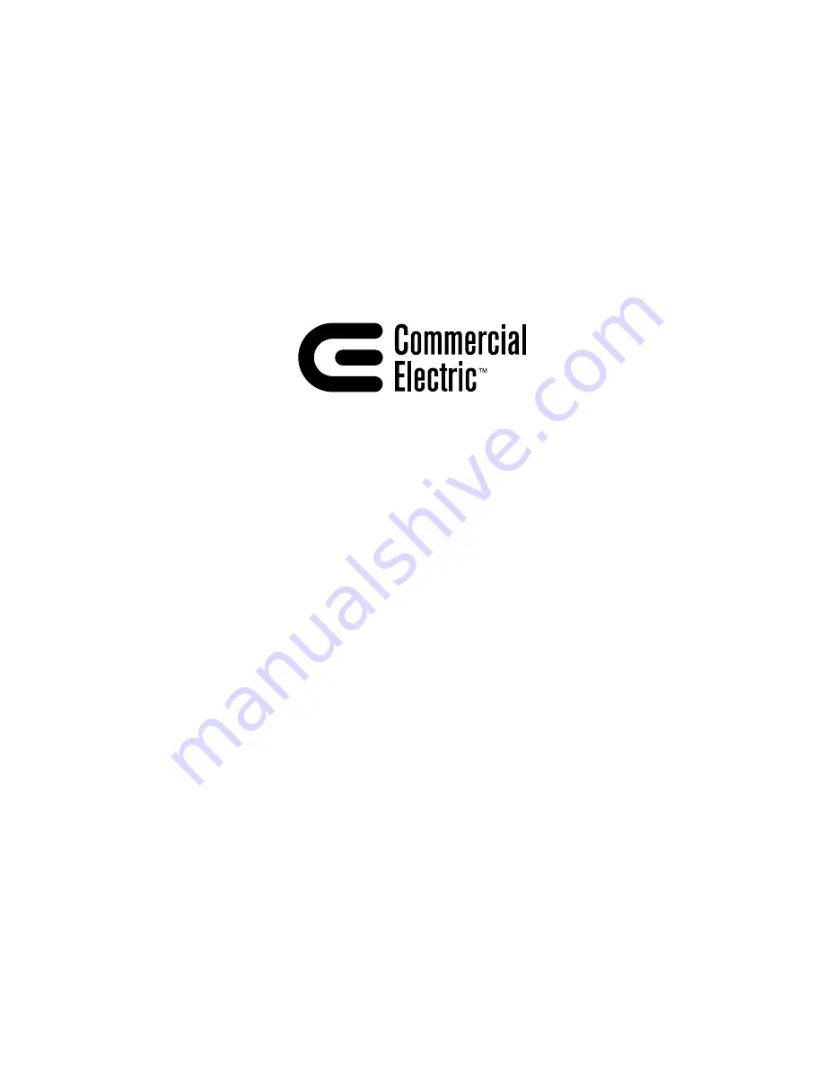 Commercial Electric 1005 228 888 Use And Care Manual Download Page 6