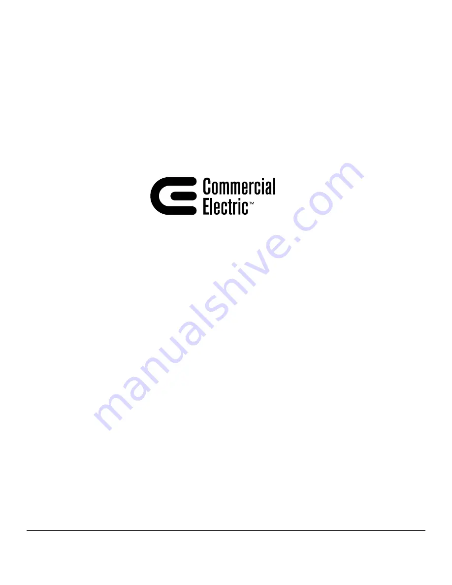 Commercial Electric 1005 228 888 Use And Care Manual Download Page 12