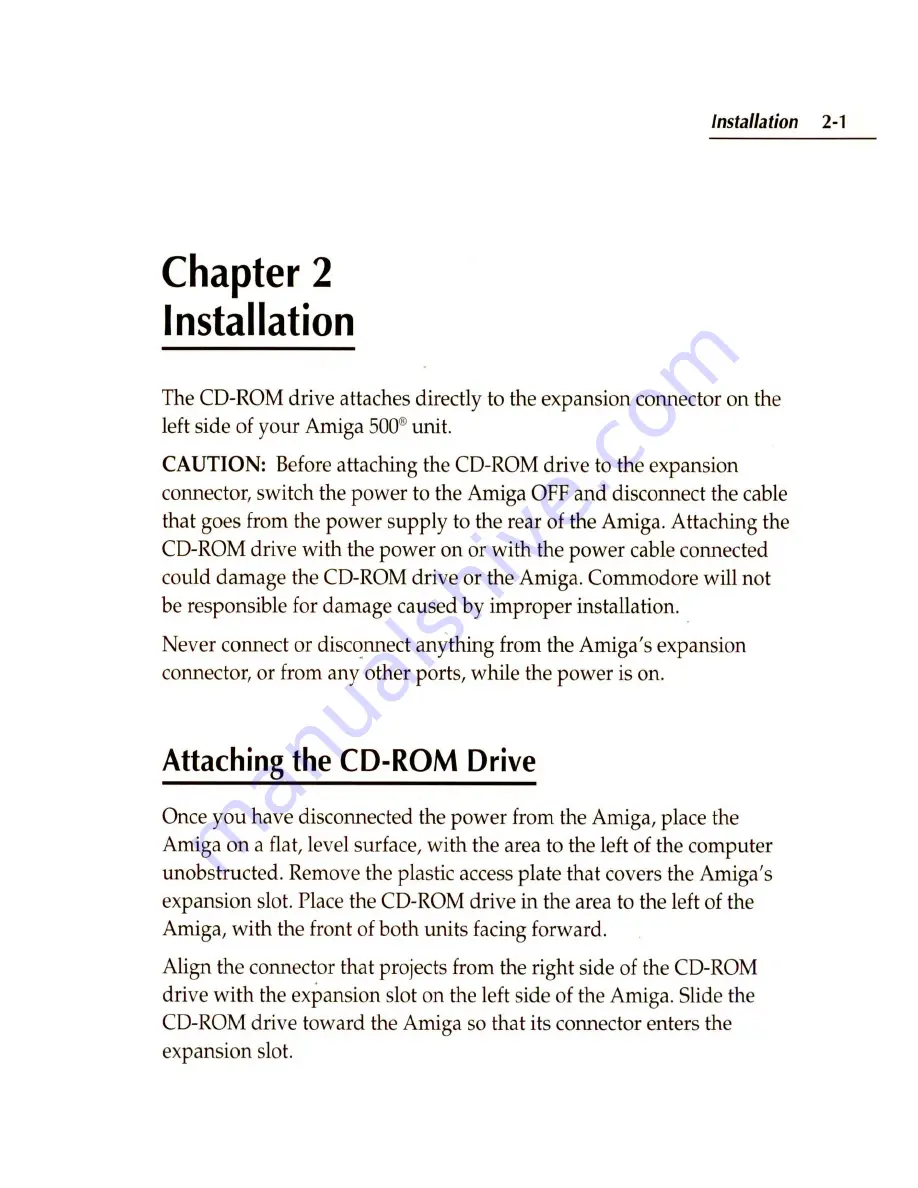 Commodore Amiga 570 User Manual Download Page 13