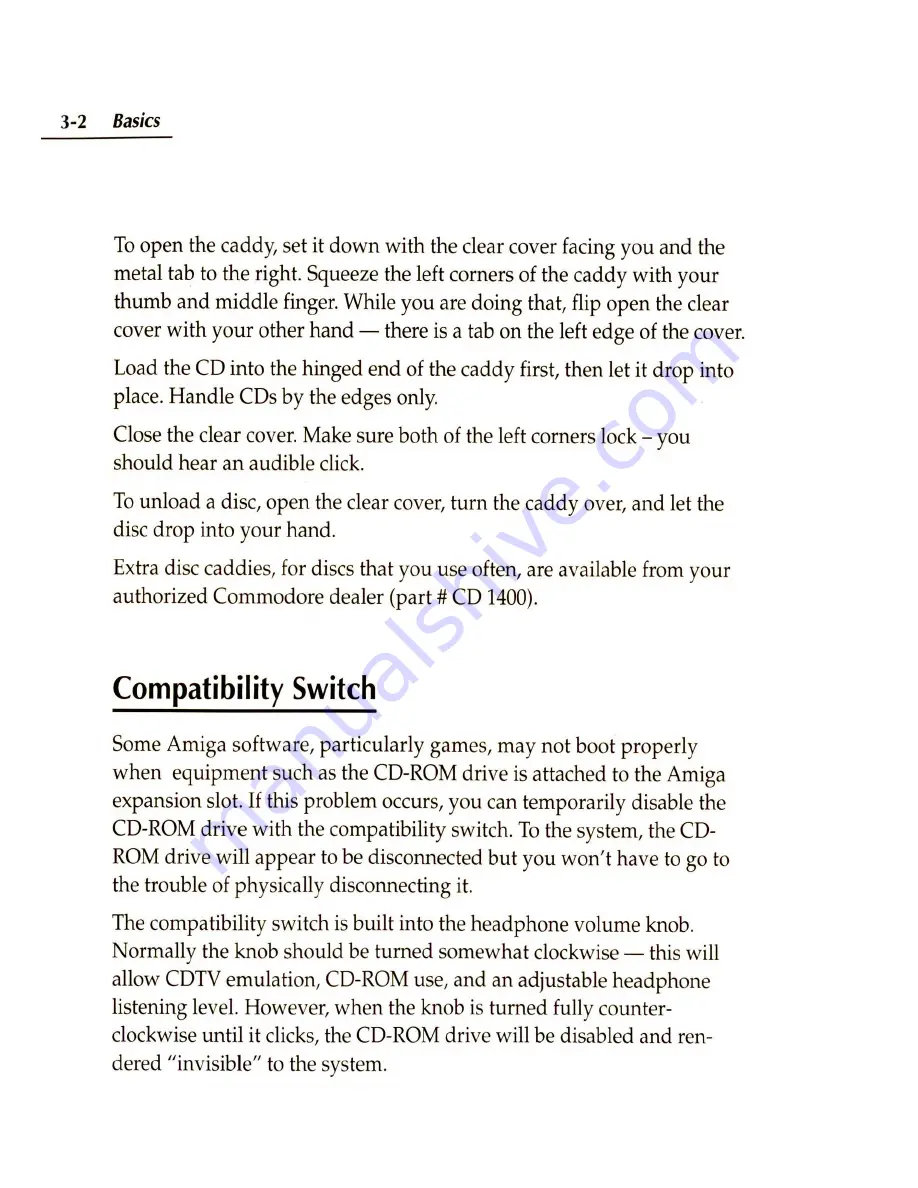 Commodore Amiga 570 User Manual Download Page 20