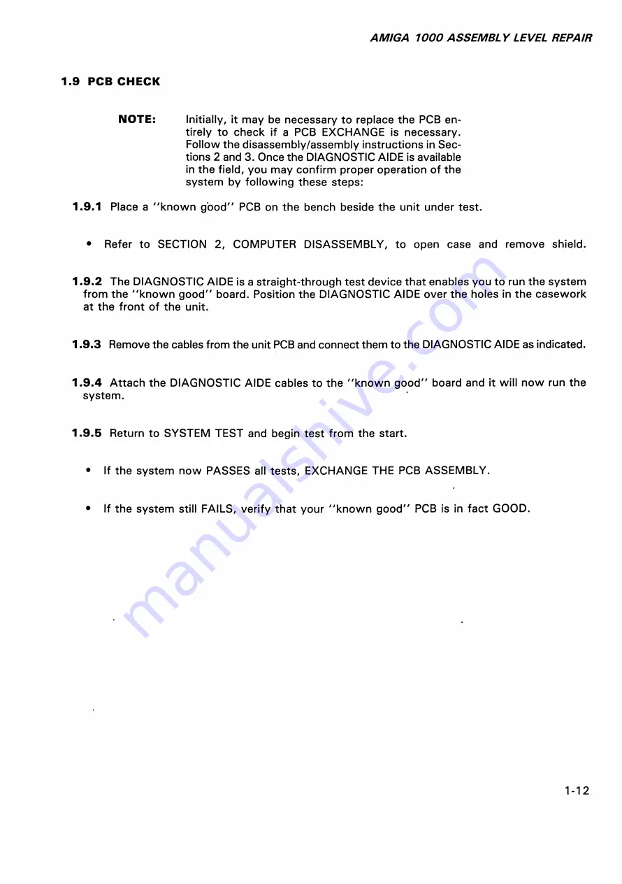 Commodore Amiga Technical Manual Download Page 15