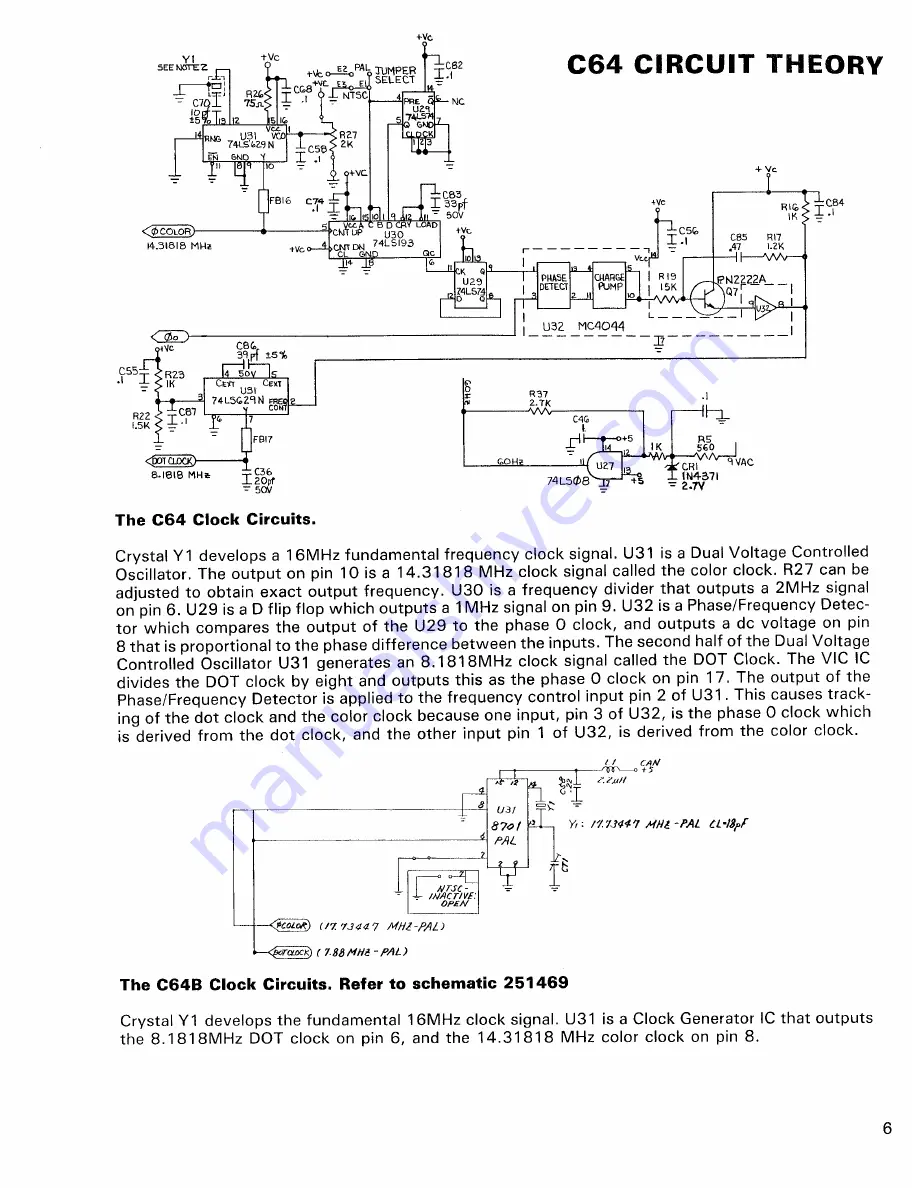 Commodore C64 Service Manual Download Page 8