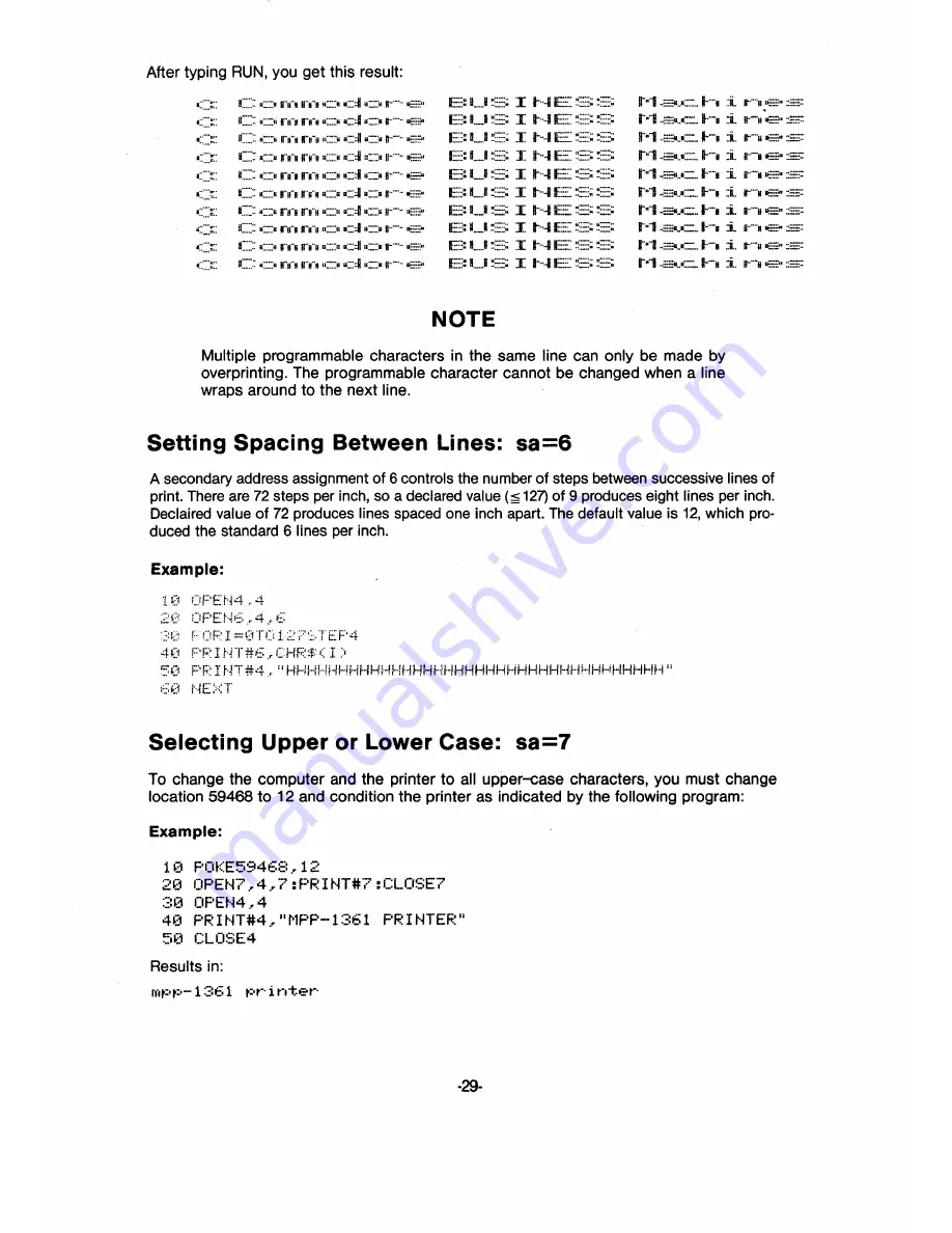 Commodore MPP-1361 User Manual Download Page 34