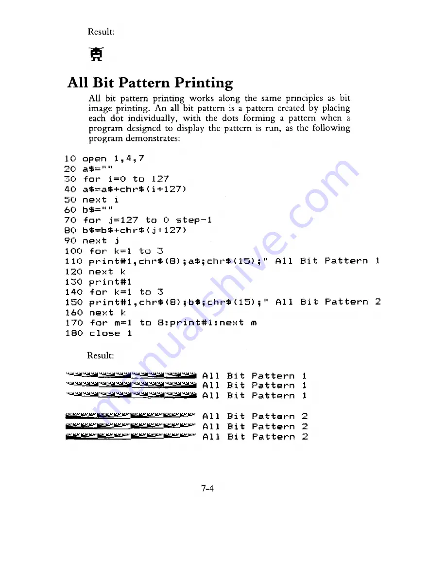 Commodore MPS 1200 User Manual Download Page 138