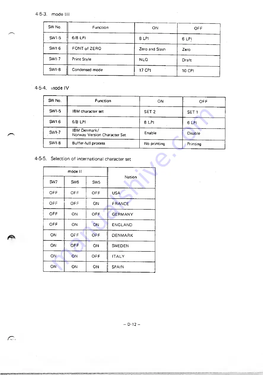 Commodore MPS 1250 Service Manual Download Page 15