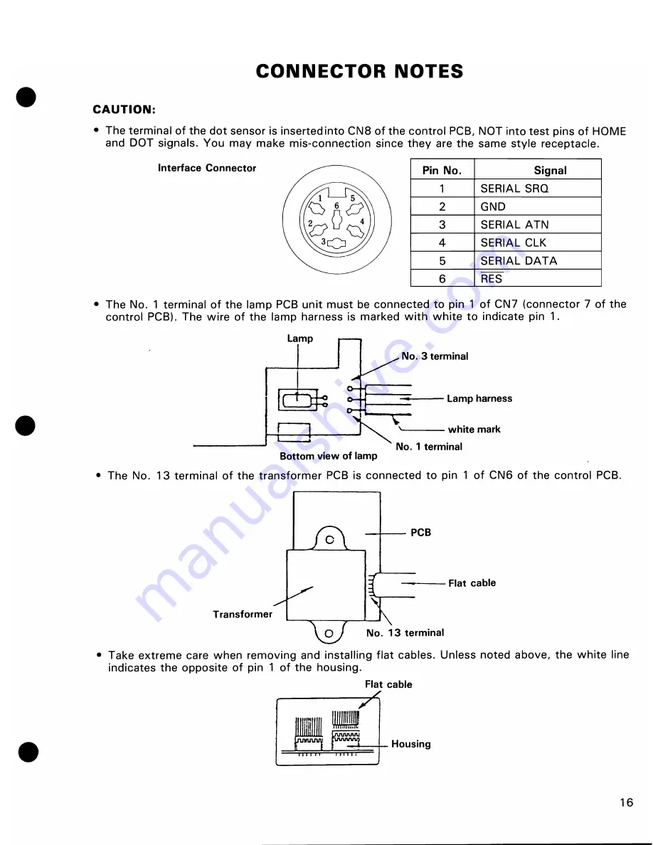 Commodore MPS-801 Service Manual Download Page 19