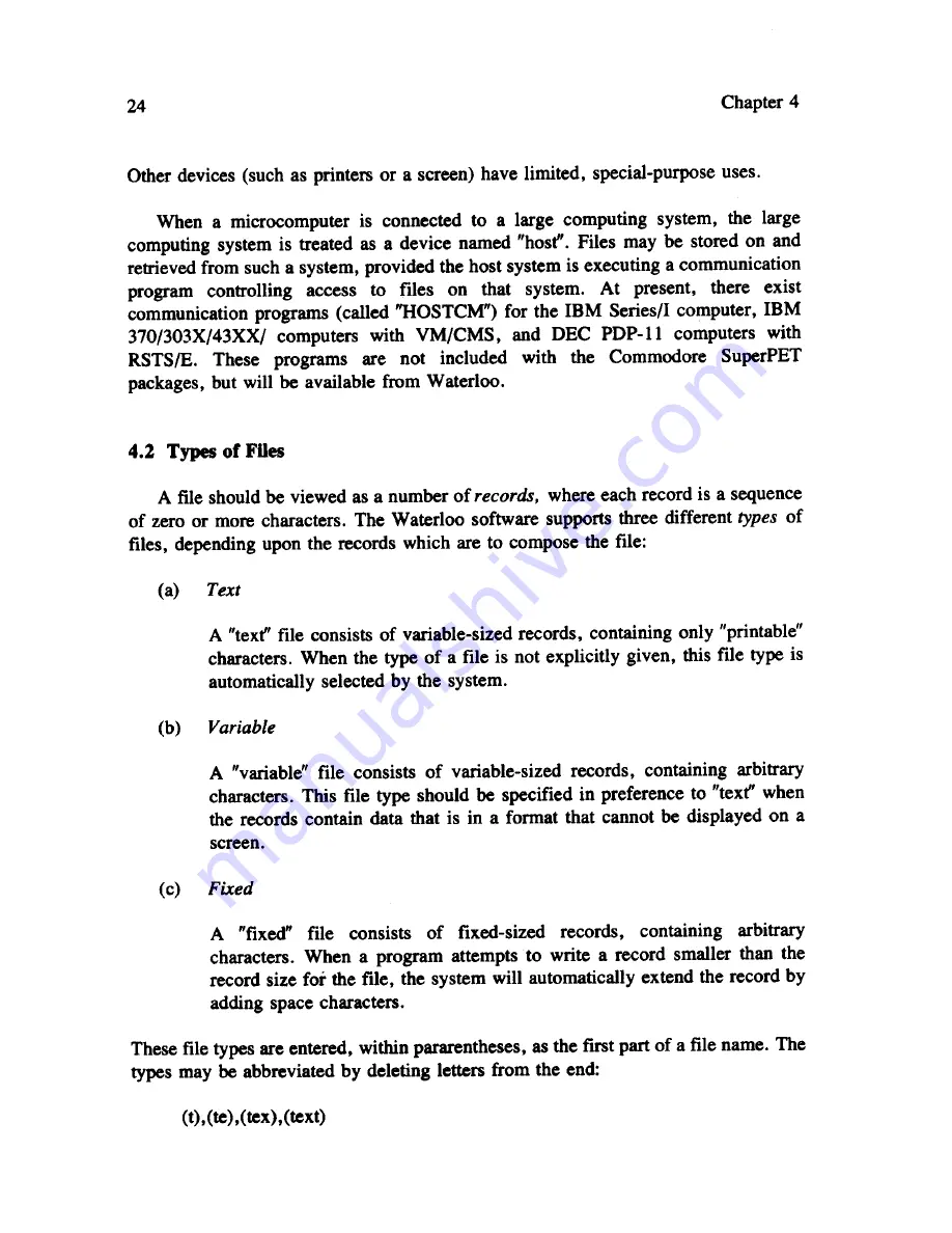 Commodore SuperPET User Manual Download Page 21