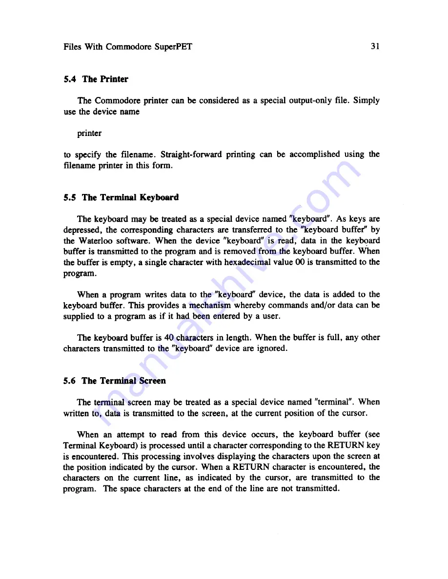 Commodore SuperPET User Manual Download Page 27