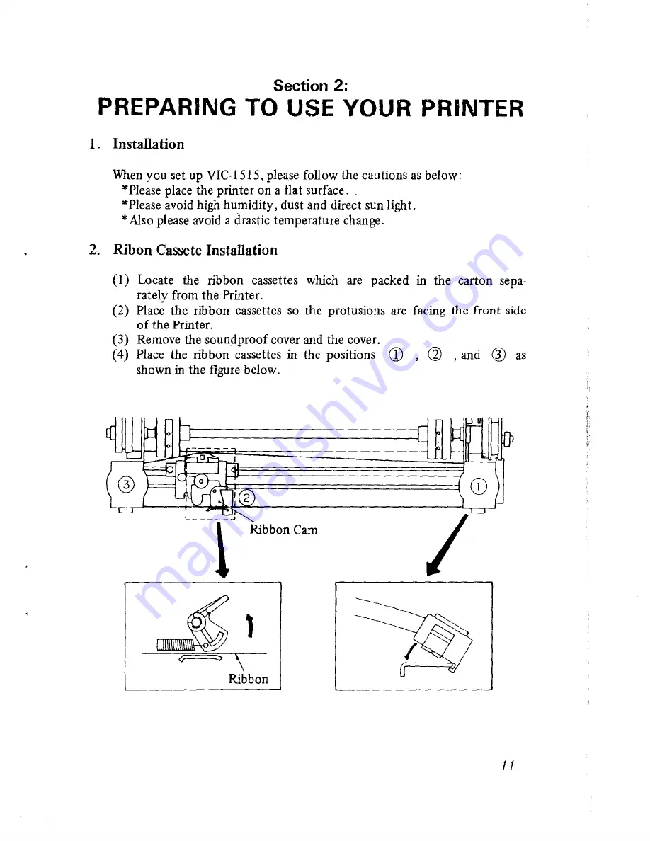 Commodore VIC-1515 User Manual Download Page 10