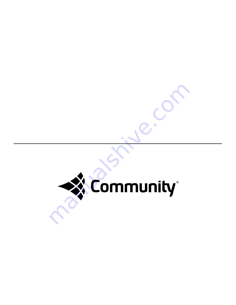 Community C SERIES CP6 Installation Manual Download Page 8