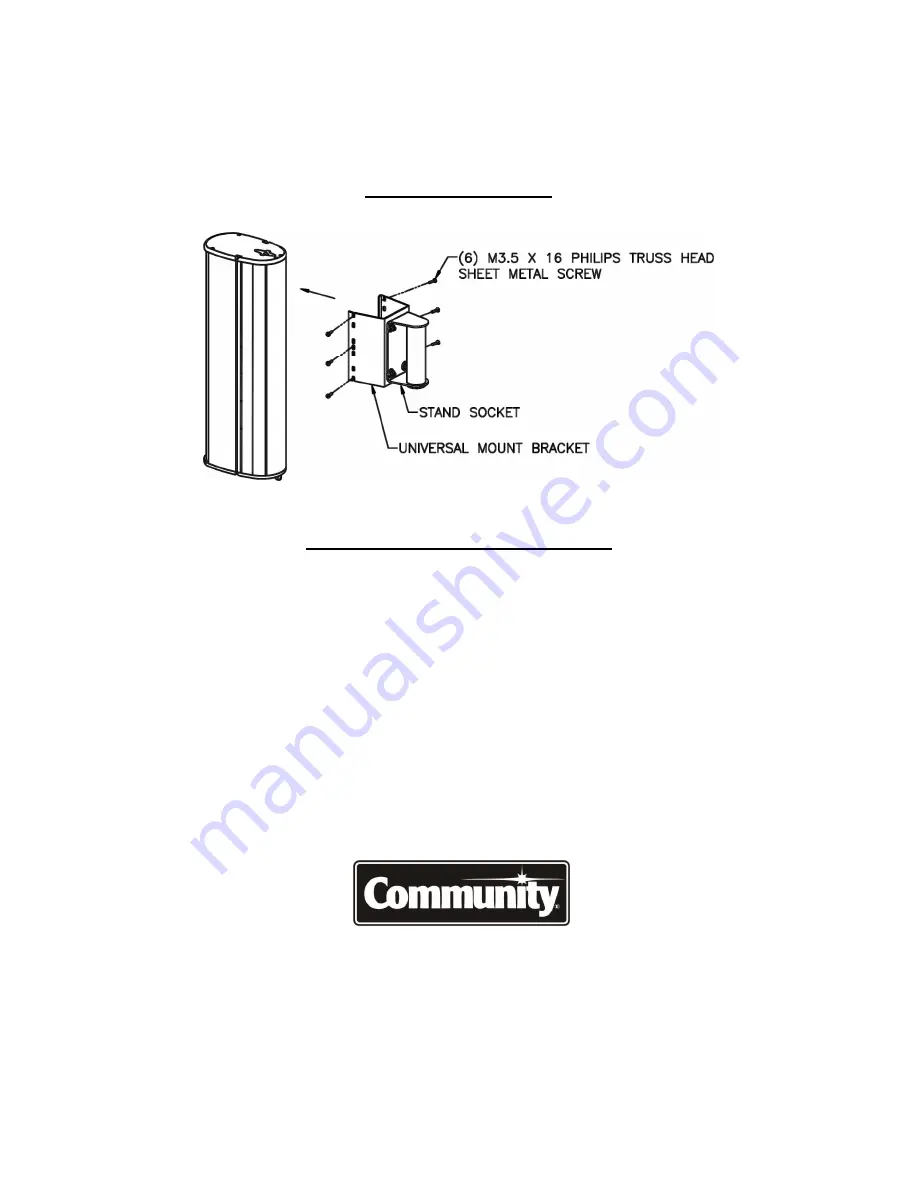 Community E200-SAK Manual Download Page 2