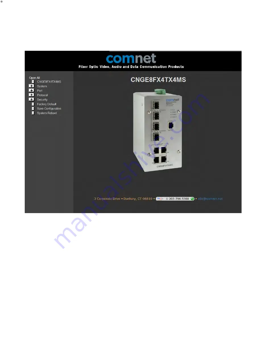 Comnet CNGE8FX4TX4MS Скачать руководство пользователя страница 60