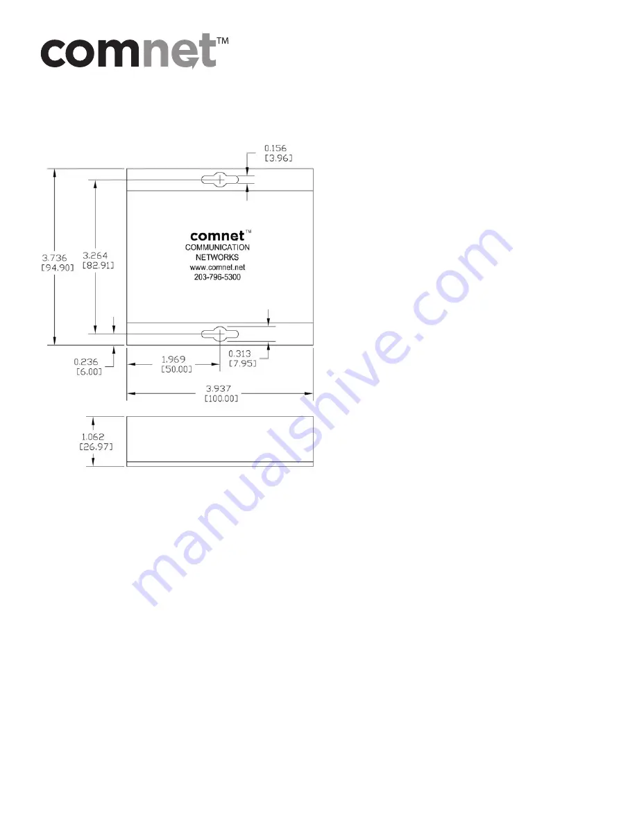 Comnet FDX50M2 Mechanical Installation Instructions Download Page 1