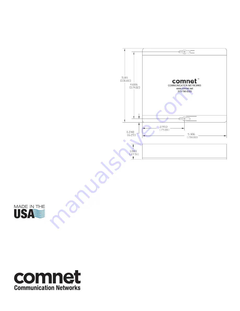 Comnet FVT1031 Installation And Operation Manual Download Page 5