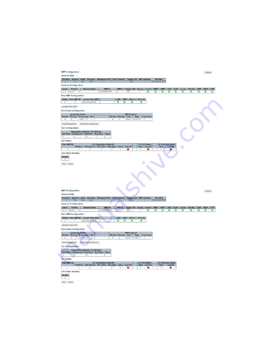 Comnet RLXE4GE24MODMS Installation And Operation Manual Download Page 198