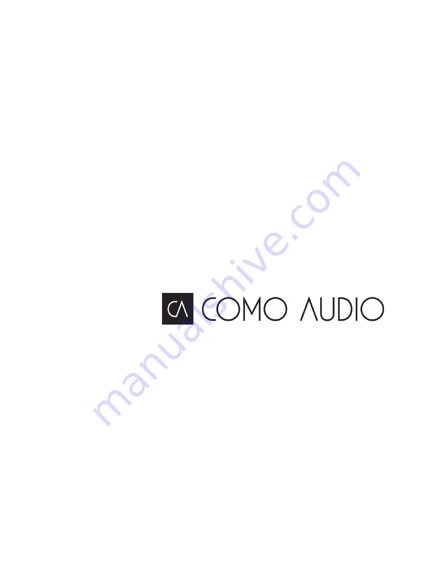 COMO AUDIO Como Audio Turntable User Manual Download Page 1