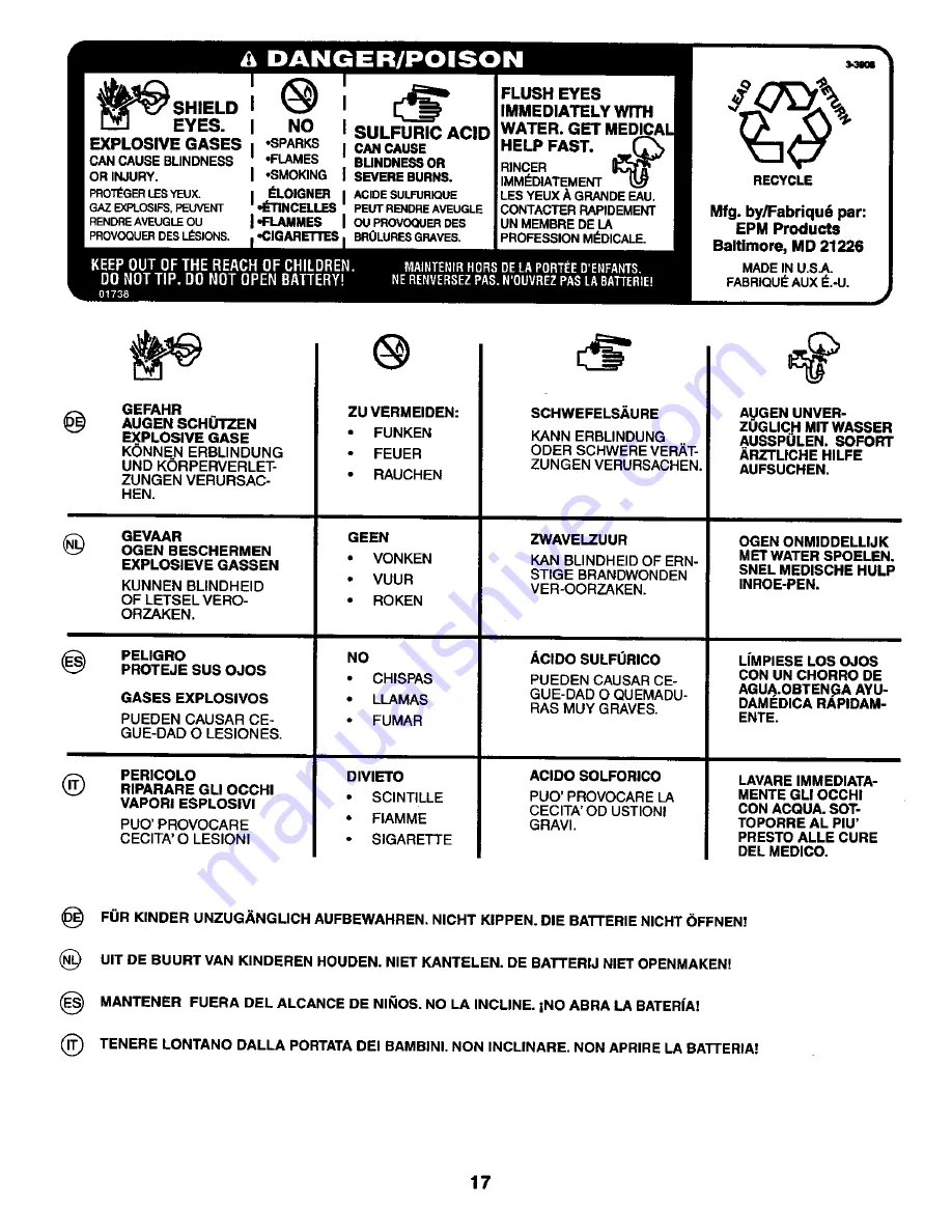 COMPANION COMPANION 278010 Instruction Manual Download Page 17