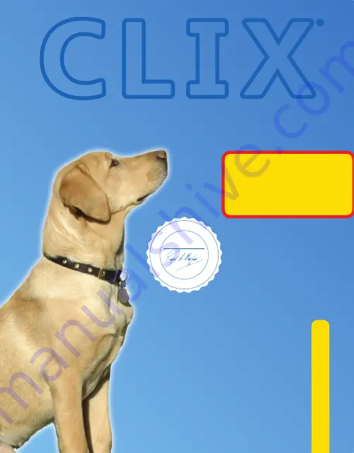 Company of Animals CLIX Training Manual Download Page 1