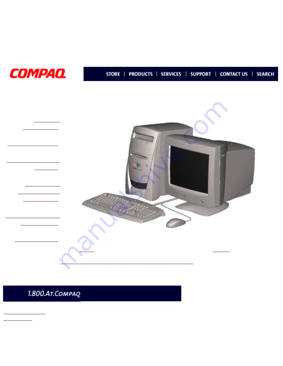 Compaq 5000 - Professional - 32 MB RAM Скачать руководство пользователя страница 1