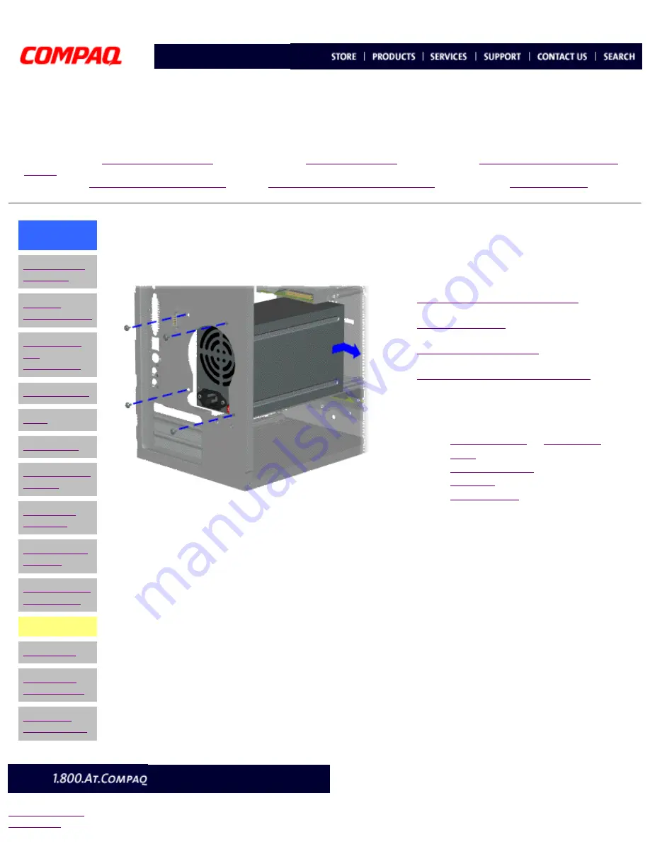 Compaq 5000 - Professional - 32 MB RAM Maintenance And Service Manual Download Page 45