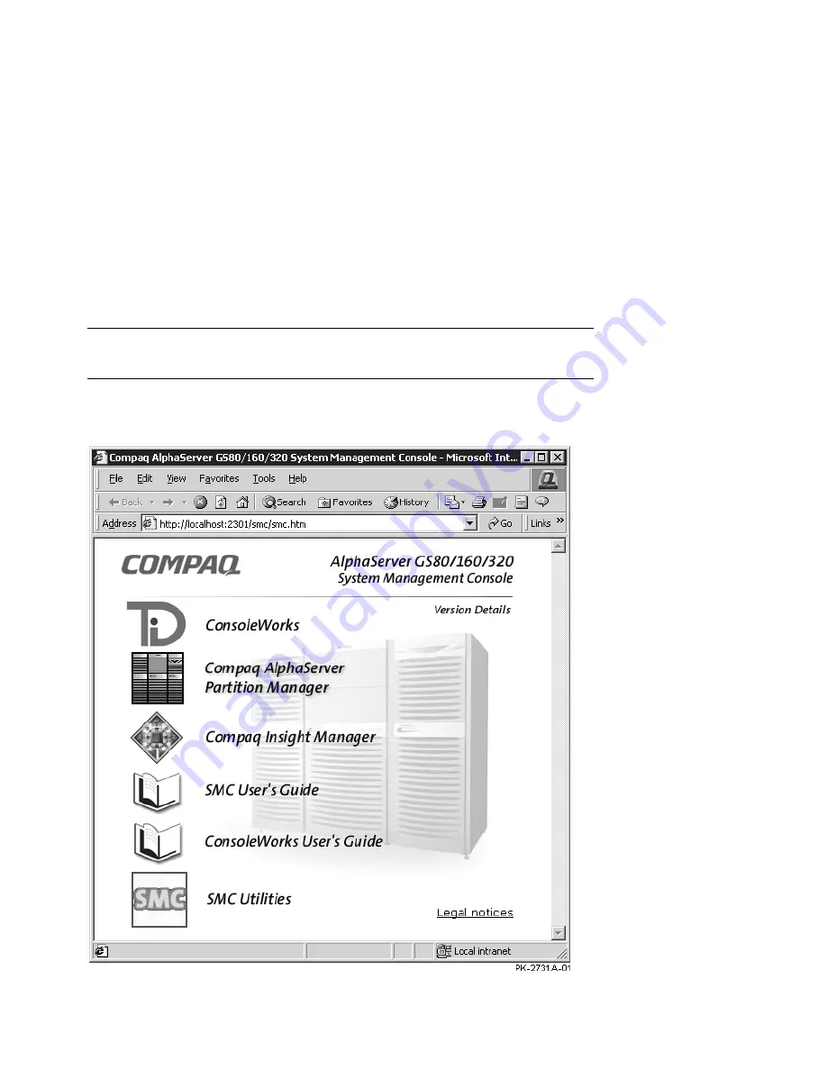 Compaq AlphaServer G160 User Manual Download Page 32