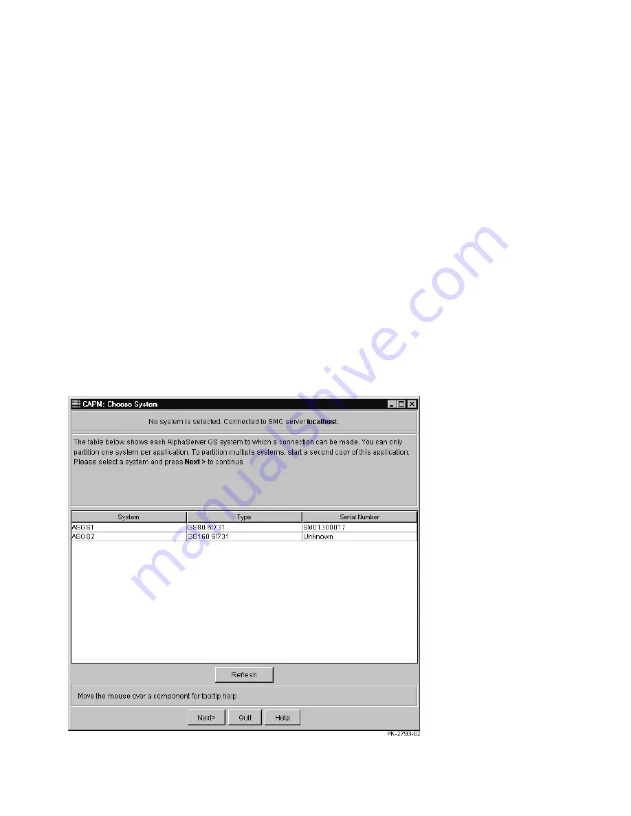 Compaq AlphaServer G160 User Manual Download Page 135