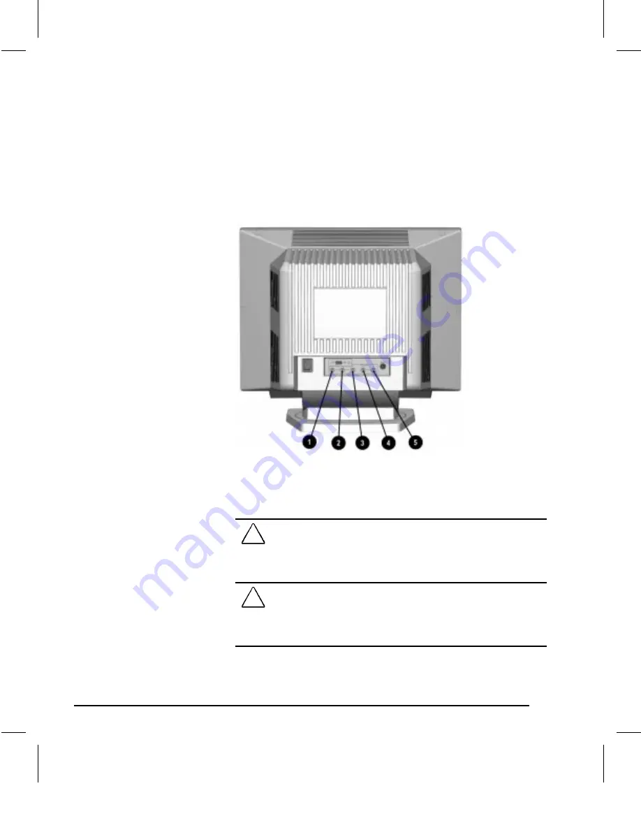 Compaq Compaq P1610 User Manual Download Page 8