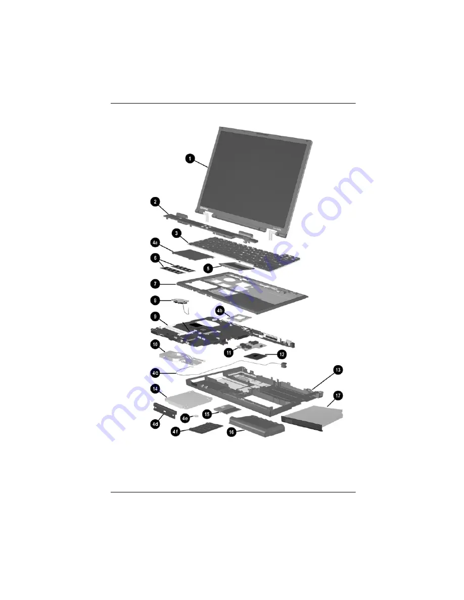 Compaq Evo N600c Maintenance And Service Manual Download Page 94