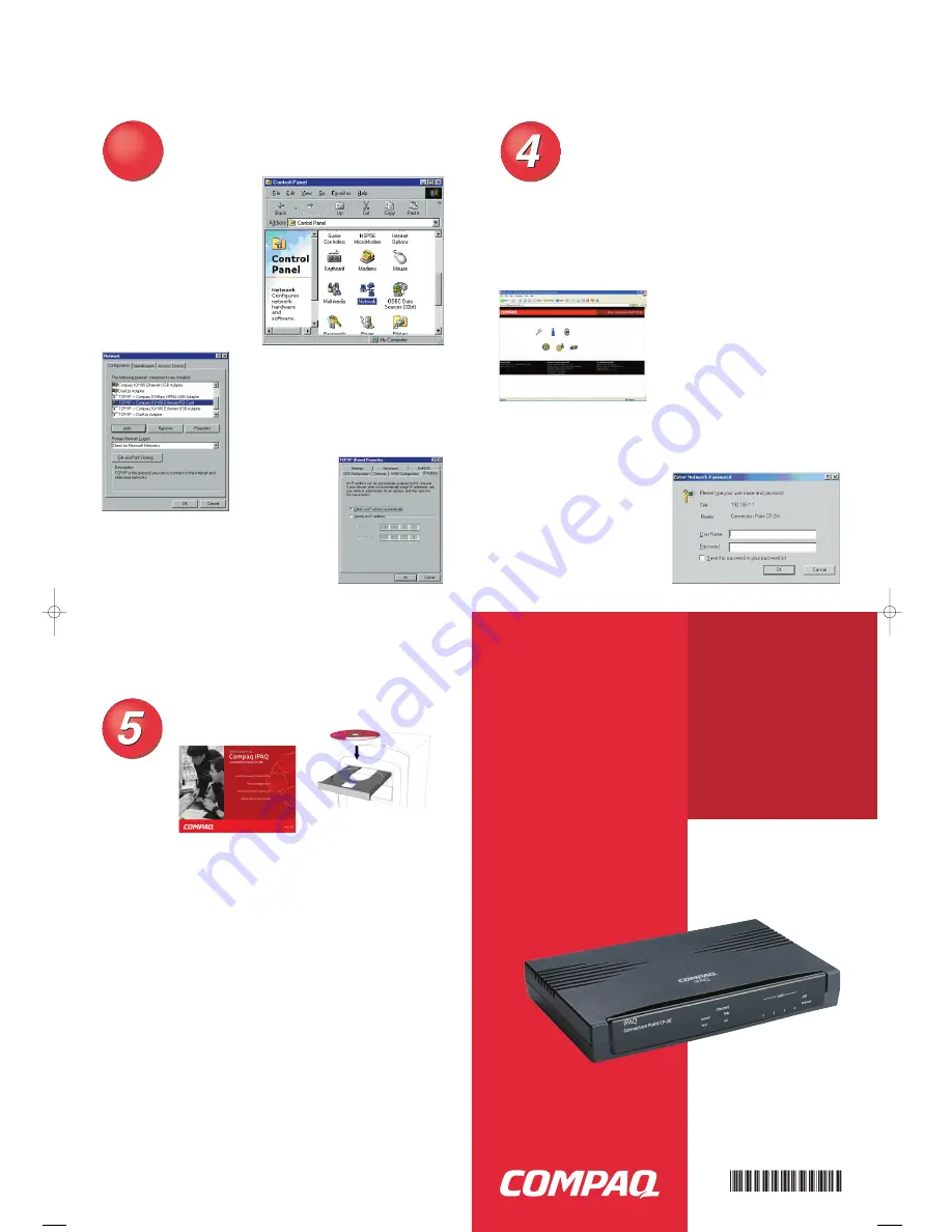 Compaq iPAQ CP-2E Getting Started Manual Download Page 2