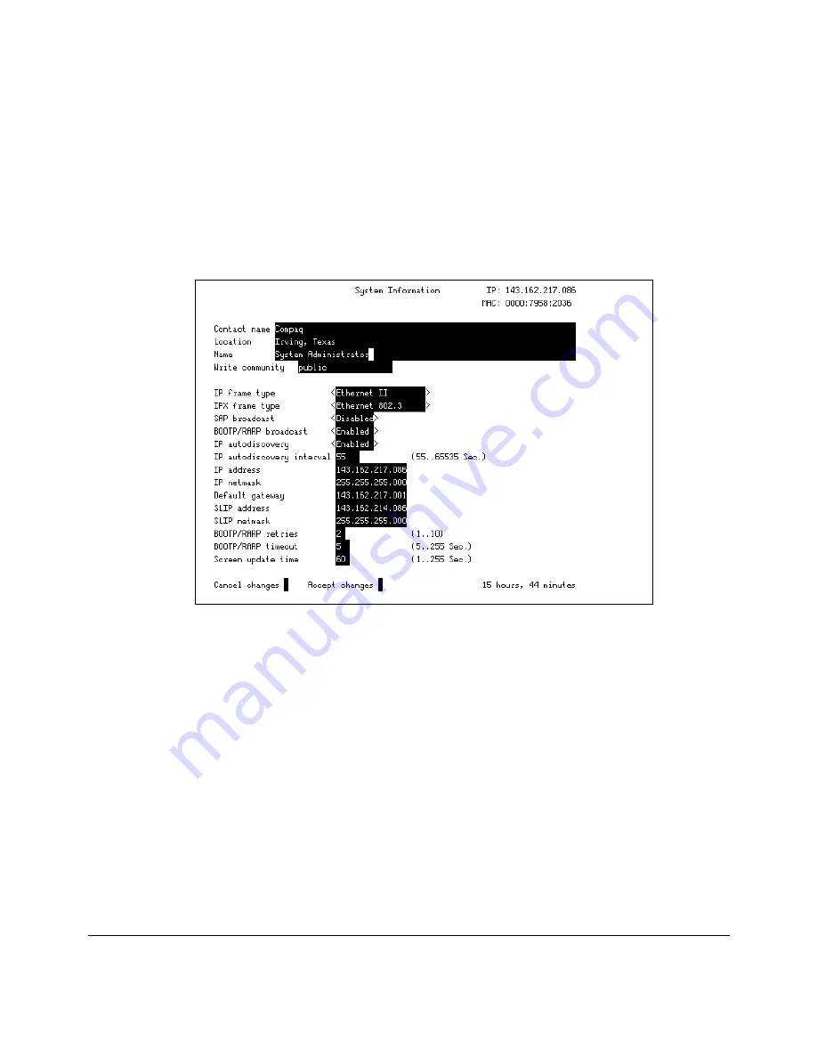 Compaq Netelligent 2008 User Manual Download Page 69