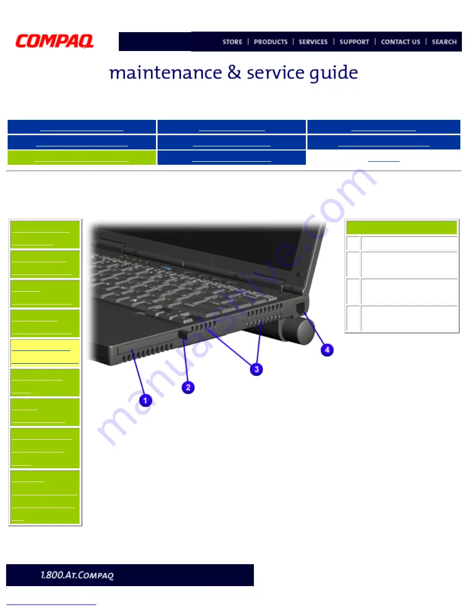 Compaq Presario 300 - Notebook PC Maintenance And Service Manual Download Page 9