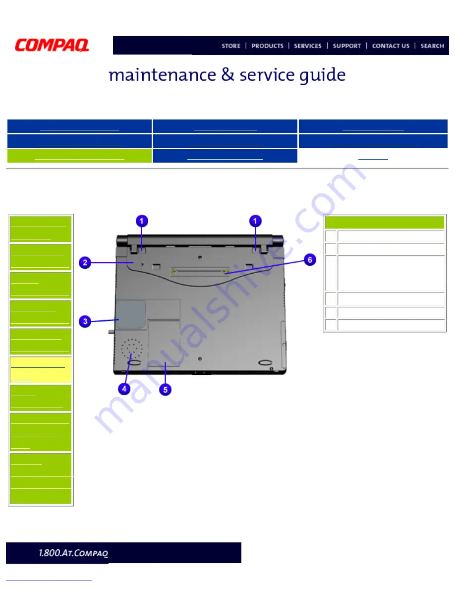 Compaq Presario 300 - Notebook PC Maintenance And Service Manual Download Page 10