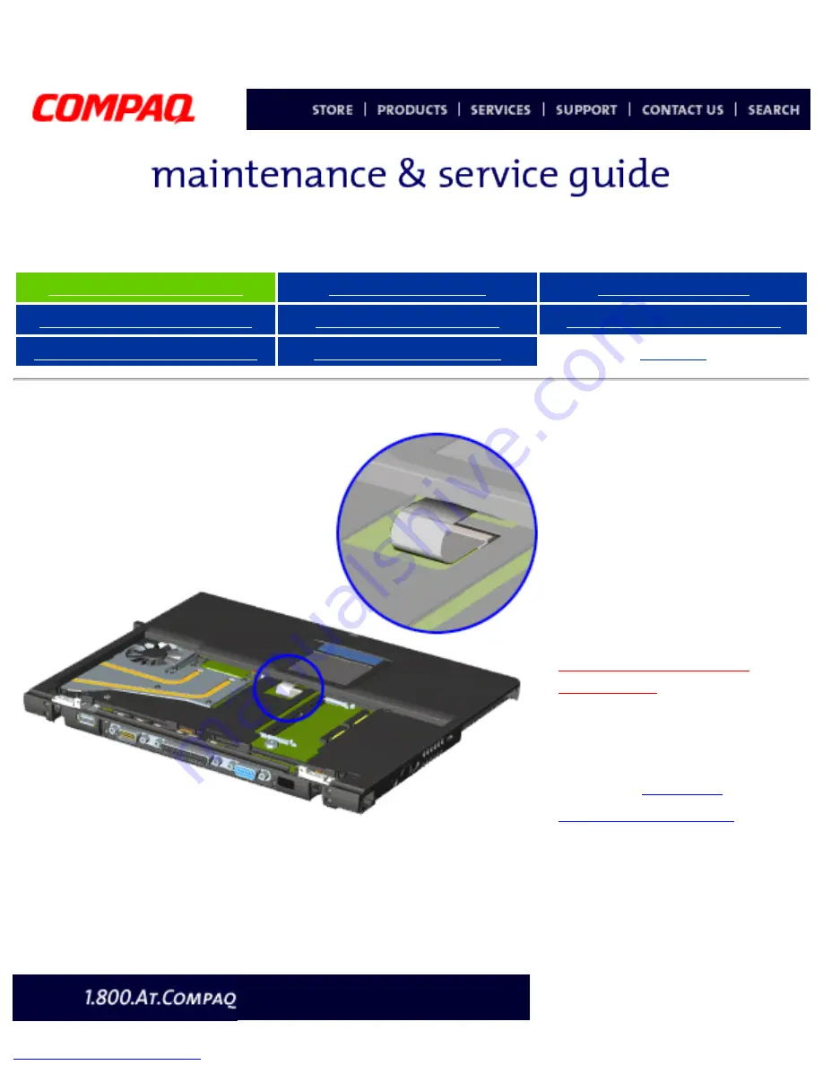 Compaq Presario 300 - Notebook PC Maintenance And Service Manual Download Page 27