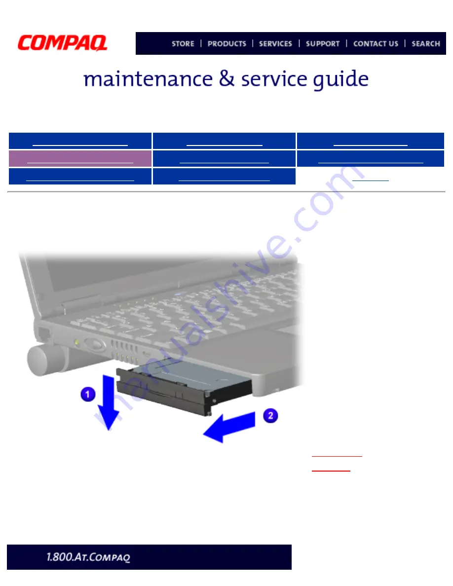 Compaq Presario 300 - Notebook PC Maintenance And Service Manual Download Page 33