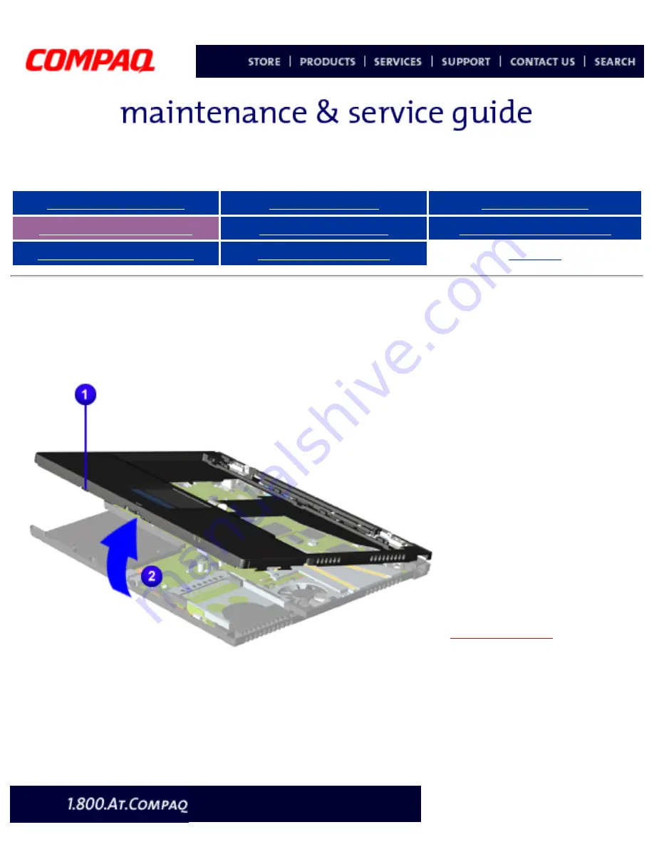 Compaq Presario 300 - Notebook PC Maintenance And Service Manual Download Page 47