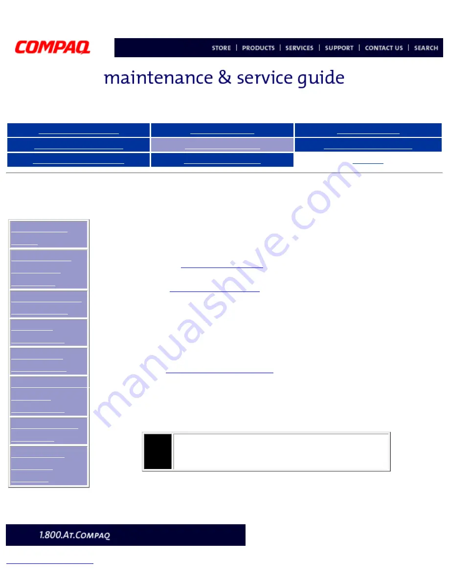 Compaq Presario 300 - Notebook PC Maintenance And Service Manual Download Page 56