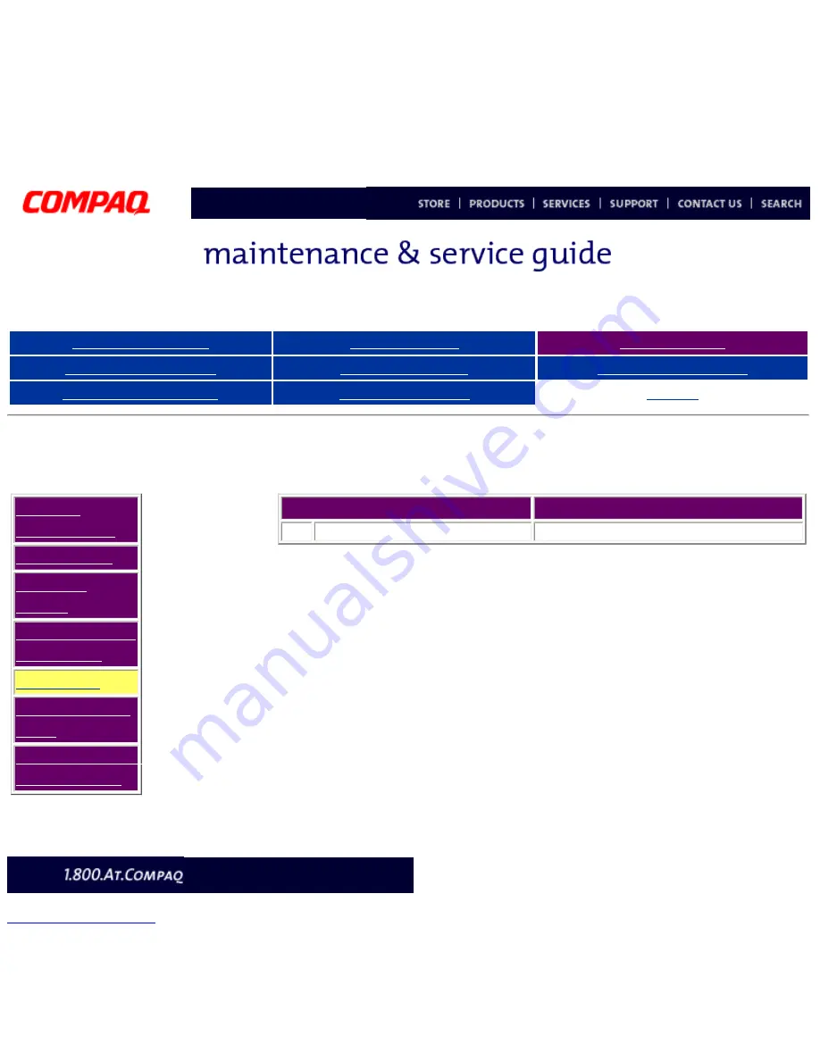 Compaq Presario 300 - Notebook PC Maintenance And Service Manual Download Page 76