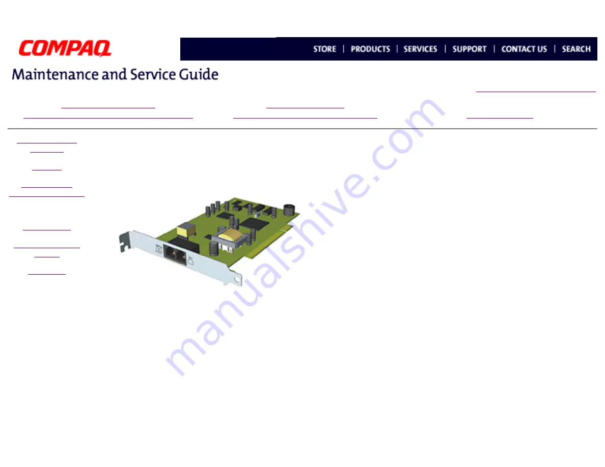 Compaq Presario 5000 Series Maintenance And Service Manual Download Page 24